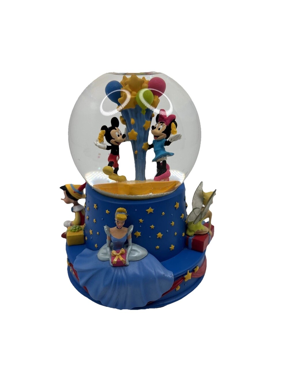 Disney Hallmark Musical Snow Globe 2001 Walt's 100th Birthday Limited Edition